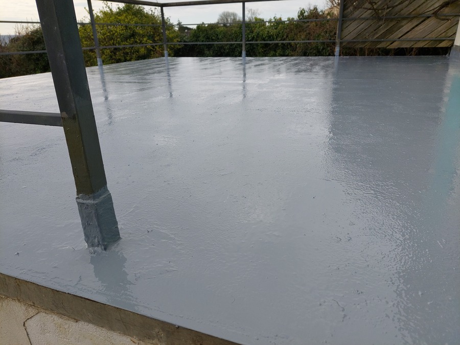 M Egatop Etancheite A Quimper Resine Etanche Avec Repose Des Dallette Bois MOELAN SUR MER 12